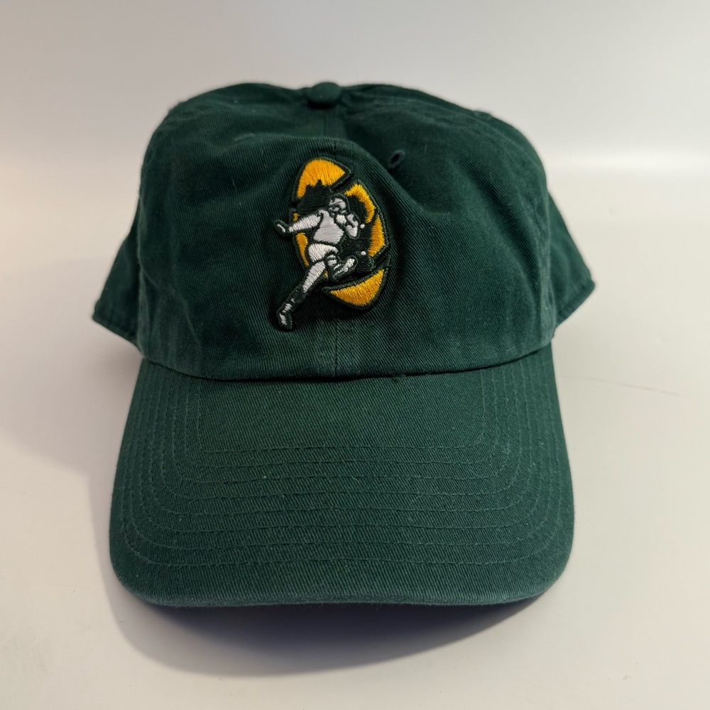 GREEN BAY PACKERS ALTERNATE LOGO 47 BRAND CLEAN UP BASEBALL CAP OSFA